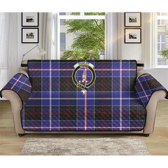 Dunlop Modern Tartan Crest Sofa Protector