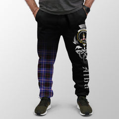 Dunlop Modern Tartan Crest Jogger Sweatpants - Alba Celtic Style