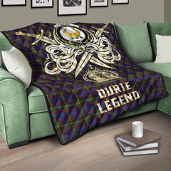 Durie Tartan Crest Legend Gold Royal Premium Quilt