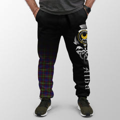 Durie Tartan Crest Jogger Sweatpants - Alba Celtic Style