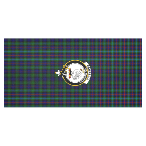 Campbell of Cawdor Tartan Crest Tablecloth