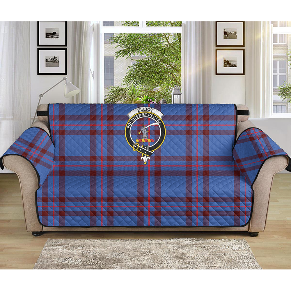 Elliot Modern Tartan Crest Sofa Protector