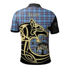 Elliot Ancient Tartan Polo Shirt Viking Wolf