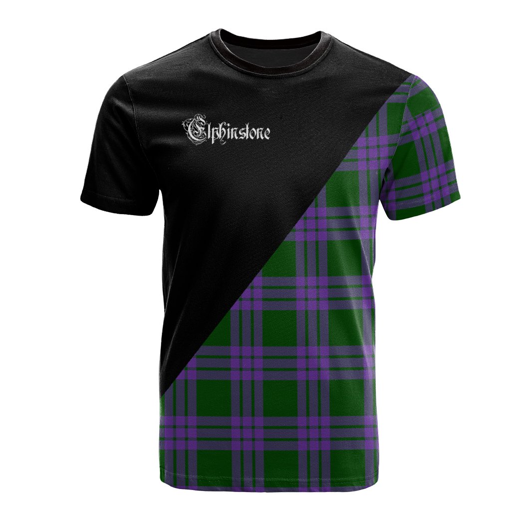 Elphinstone Tartan - Military T-Shirt