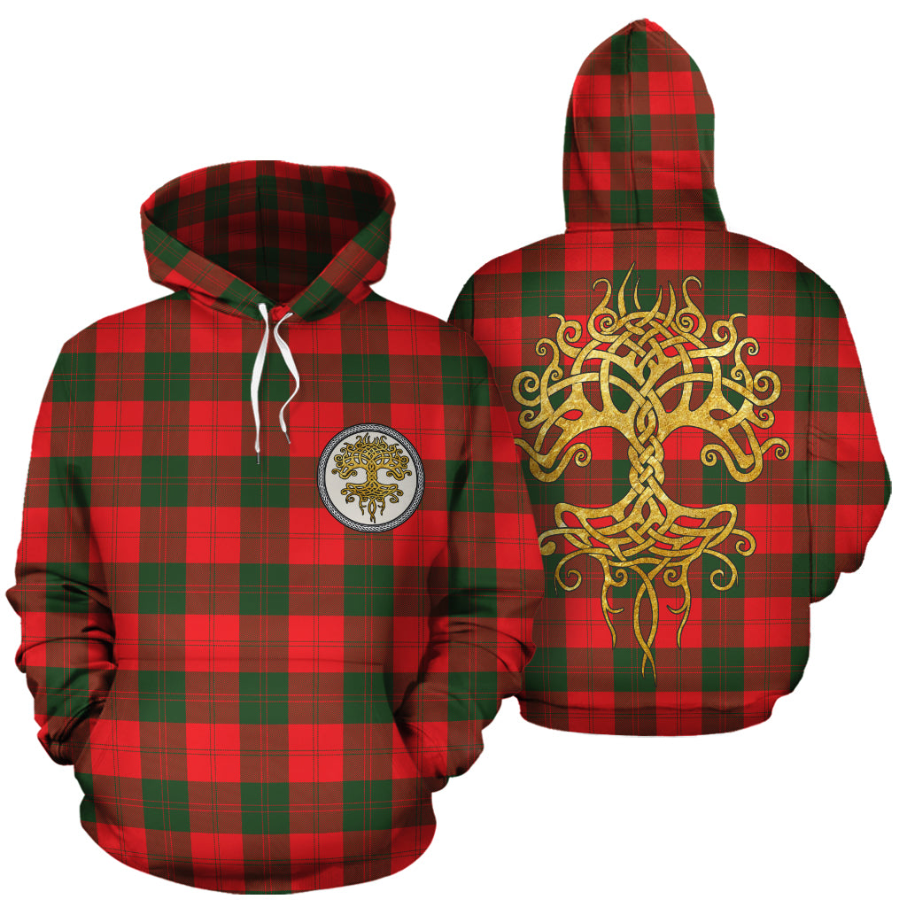 Erskine Modern Tartan Hoodie - Tree Of Life