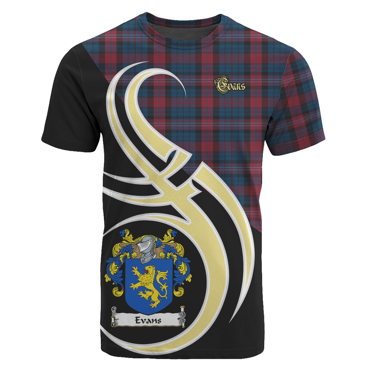 Evans Tartan T-shirt - Believe In Me Style