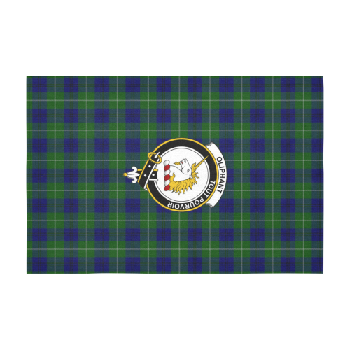 Oliphant Tartan Crest Tablecloth