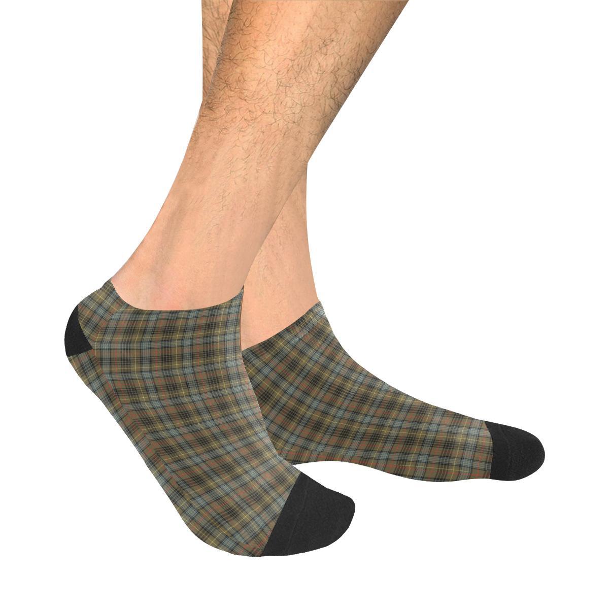 Stewart Hunting Weathered Tartan Ankle Socks