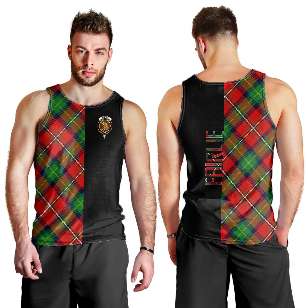 Fairlie Modern Tartan Crest Men's Tank Top - Cross Style