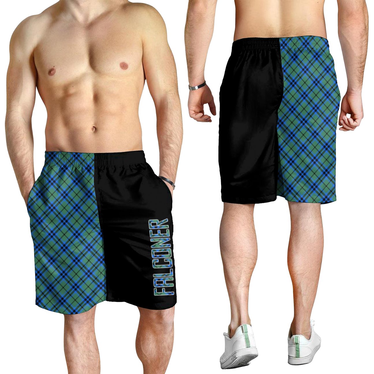 Falconer Tartan Crest Men's Short - Cross Style