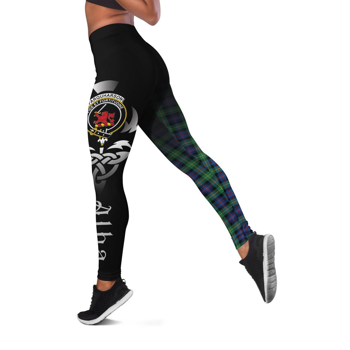 Farquharson Ancient Tartan Leggings - Alba Celtic Style