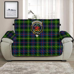 Farquharson Modern Tartan Crest Sofa Protector