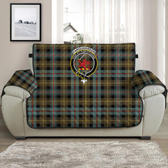 Farquharson Weathered Tartan Crest Sofa Protector