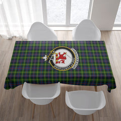 Farquharson Tartan Crest Tablecloth