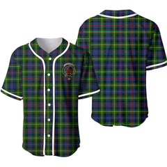 Farquharson Tartan Unisex Baseball Jersey