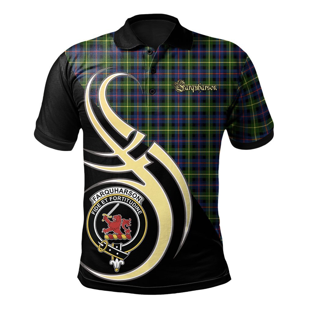 Farquharson Modern Tartan Polo Shirt - Believe In Me Style