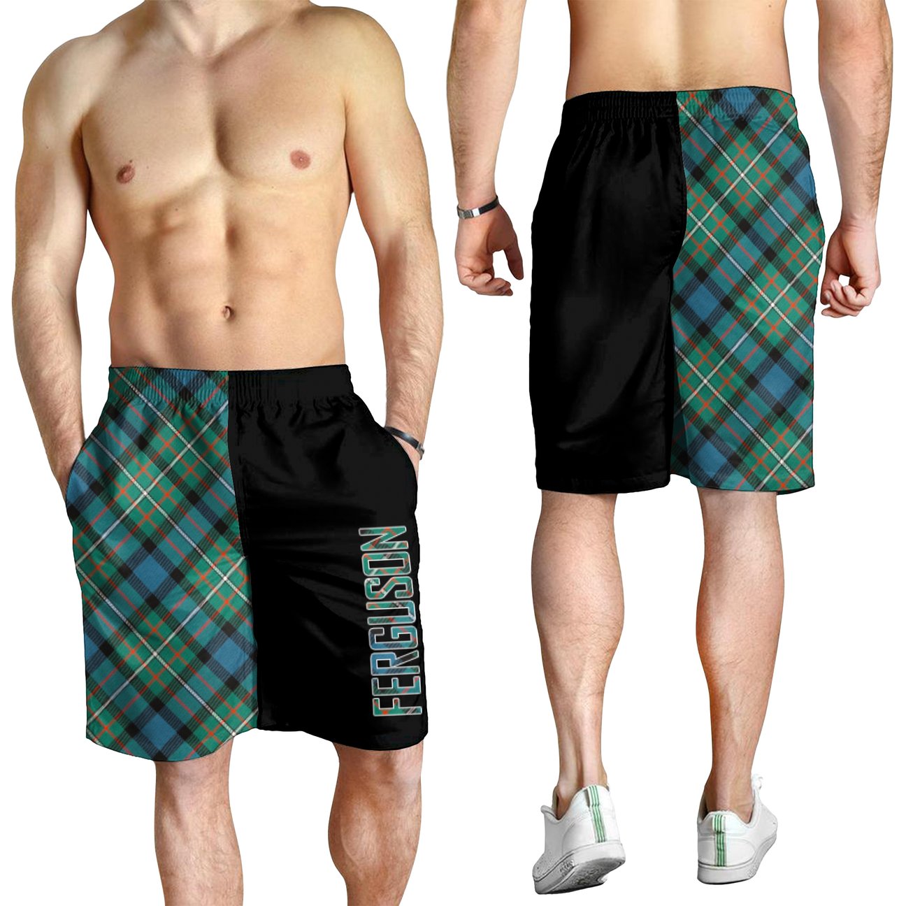 Ferguson Ancient Tartan Crest Men's Short - Cross Style