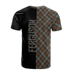 Ferguson Weathered Tartan T-Shirt Half of Me - Cross Style