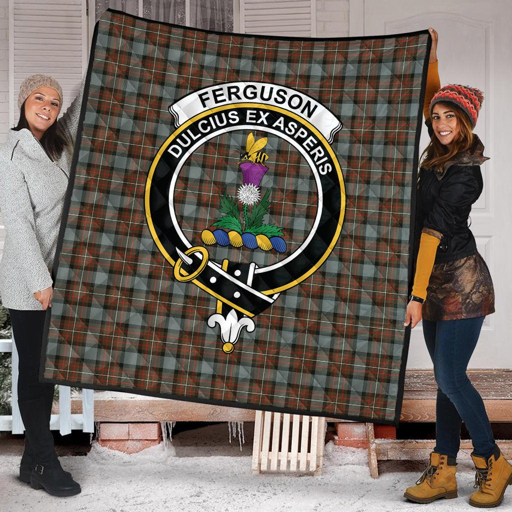 Ferguson Weathered Tartan Crest Quilt