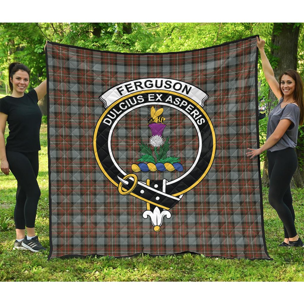 Ferguson Weathered Tartan Crest Quilt