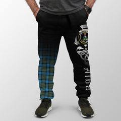 Fergusson Ancient Tartan Crest Jogger Sweatpants - Alba Celtic Style