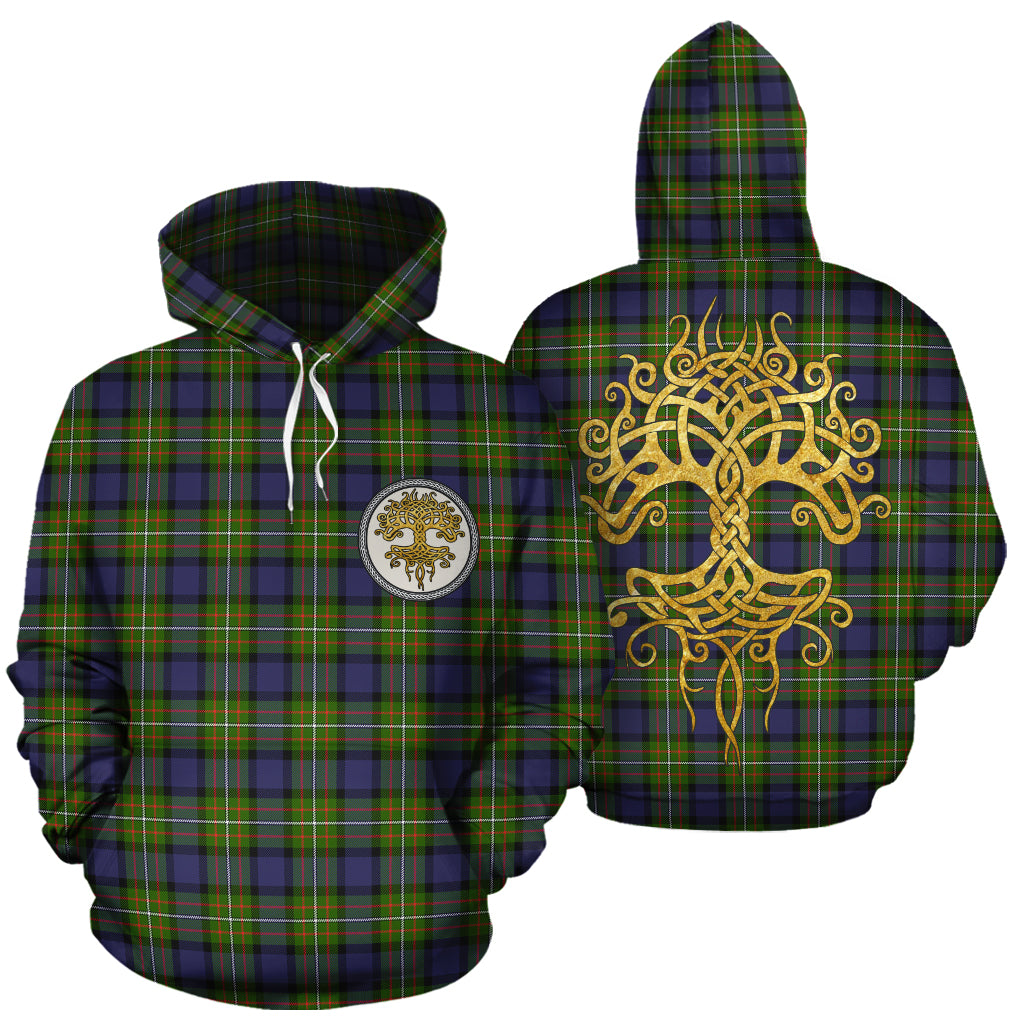 Fergusson Modern Tartan Hoodie - Tree Of Life