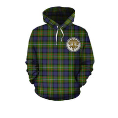 Fergusson Modern Tartan Hoodie - Tree Of Life