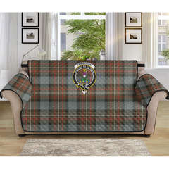 Ferguson Weathered Tartan Crest Sofa Protector