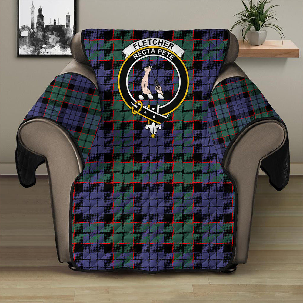 Fletcher Modern Tartan Crest Sofa Protector