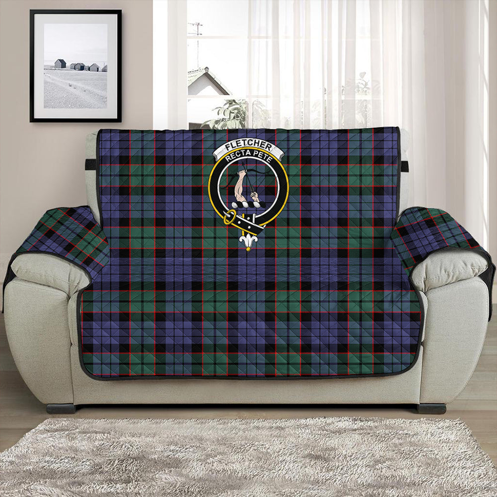 Fletcher Modern Tartan Crest Sofa Protector