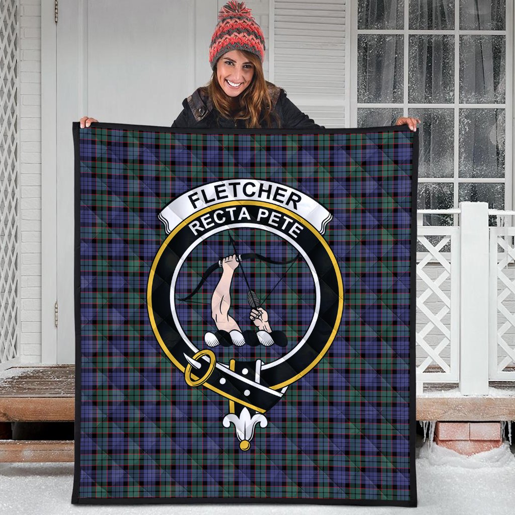 Fletcher Modern Tartan Crest Quilt