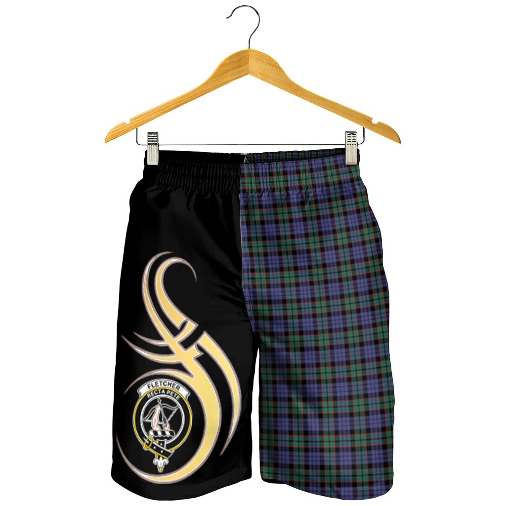 Fletcher Modern Tartan Crest Men's Short PM8