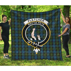 Fletcher of Dunans Tartan Crest Quilt