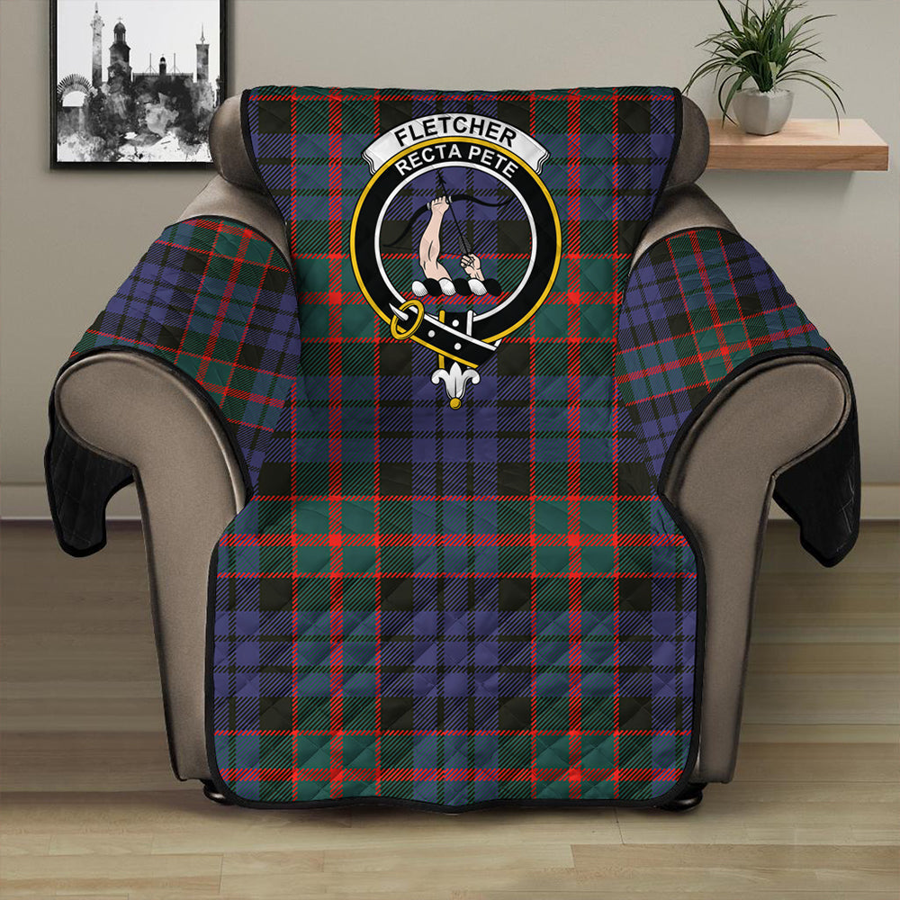 Fletcher of Dunans Tartan Crest Sofa Protector