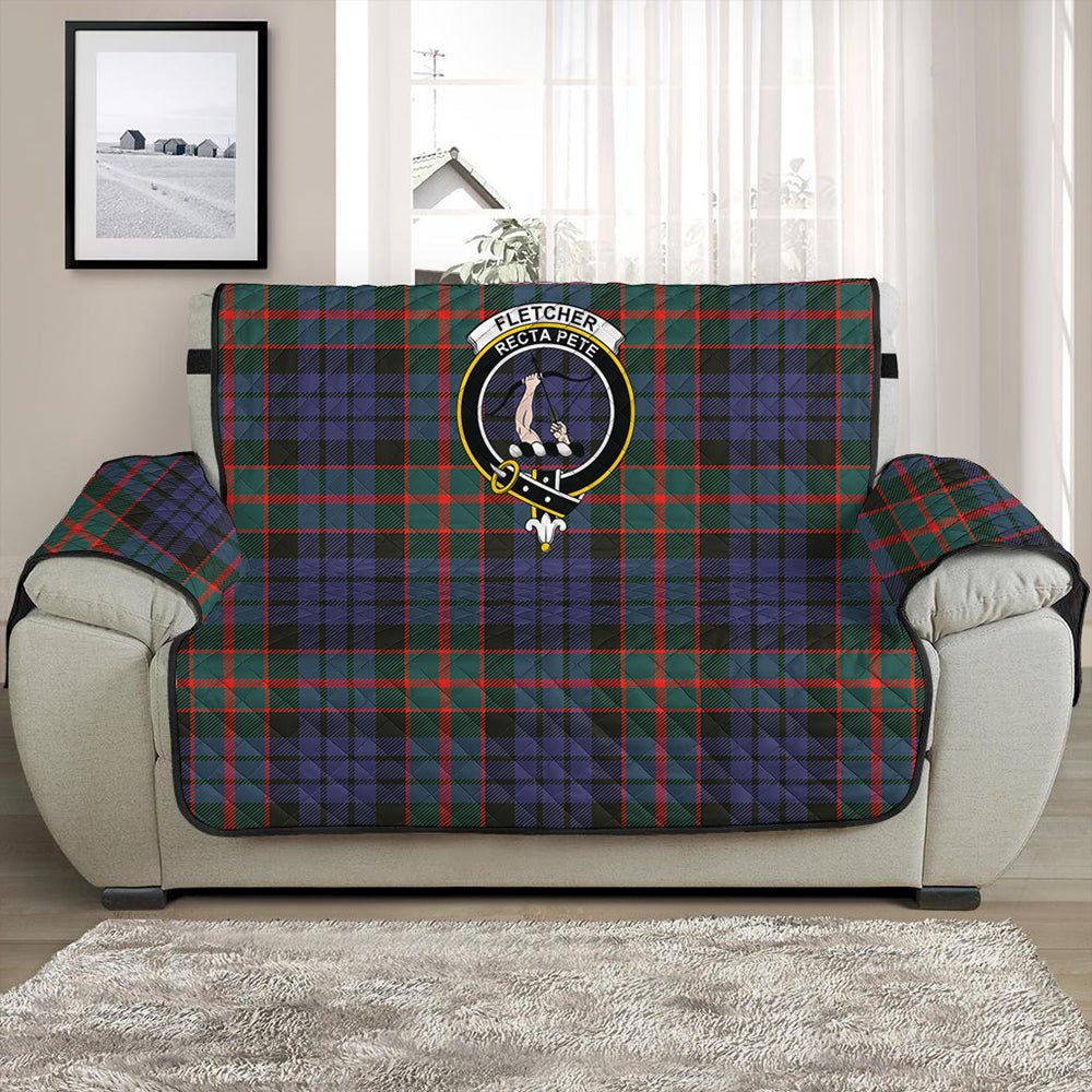 Fletcher of Dunans Tartan Crest Sofa Protector