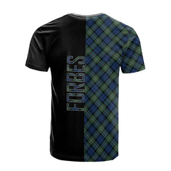 Forbes Ancient Tartan T-Shirt Half of Me - Cross Style