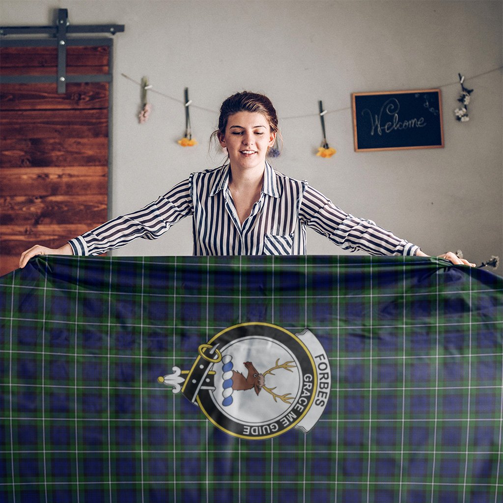 Forbes Tartan Crest Tablecloth