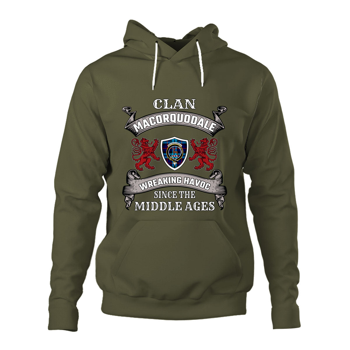 McCorquodale Family Tartan - 2D Unisex Hoodie