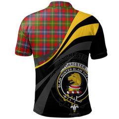 Forrester Tartan Polo Shirt - Royal Coat Of Arms Style