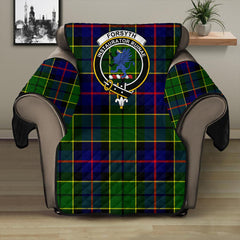 Forsyth Modern Tartan Crest Sofa Protector