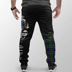 Forsyth Modern Tartan Crest Jogger Sweatpants - Alba Celtic Style