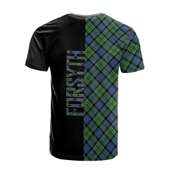Forsyth Ancient Tartan T-Shirt Half of Me - Cross Style