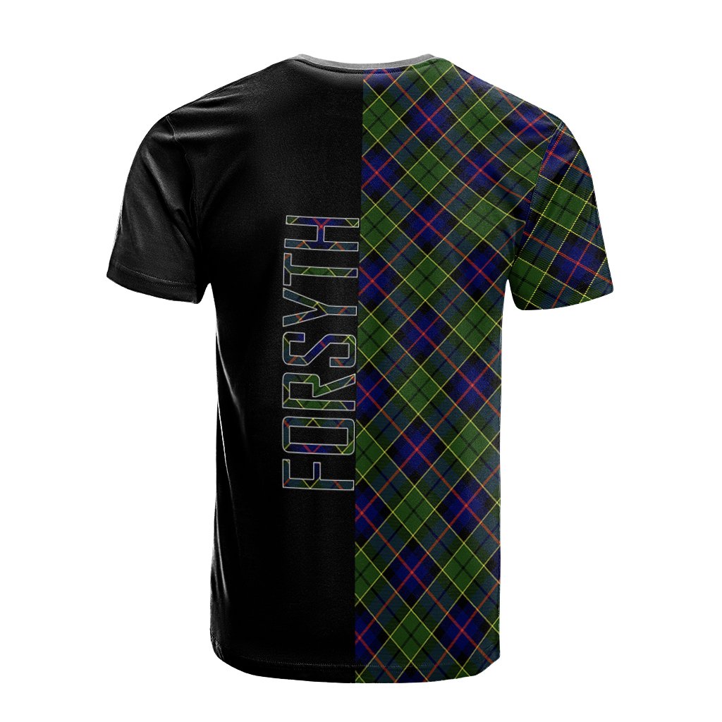 Forsyth Modern Tartan T-Shirt Half of Me - Cross Style