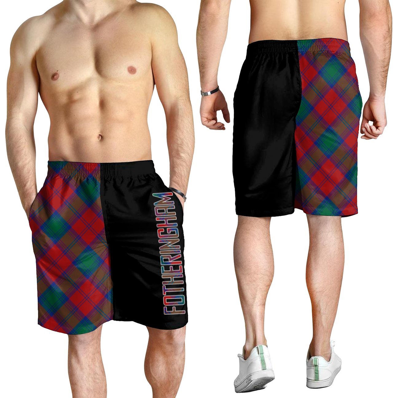 Fotheringham Modern Tartan Crest Men's Short - Cross Style