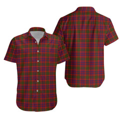 Fox Red Tartan Hawaiian Shirt