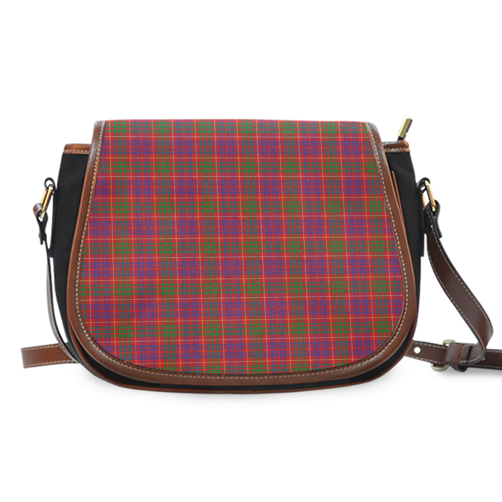 Fox Red Tartan Saddle Handbags