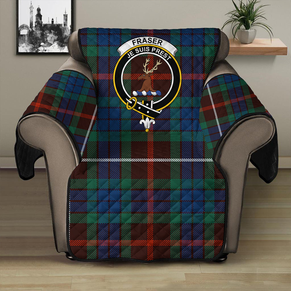 Fraser Hunting Ancient Tartan Crest Sofa Protector