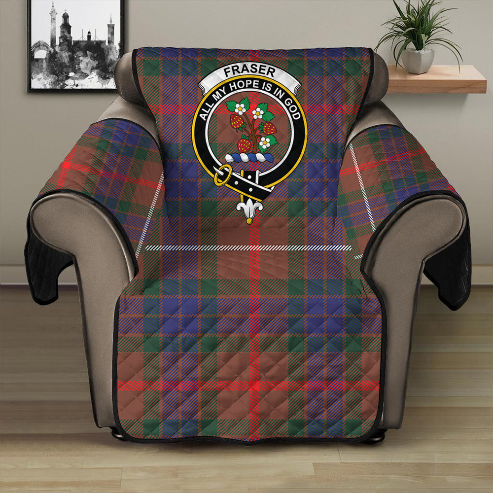 Fraser Hunting Modern Tartan Crest Sofa Protector