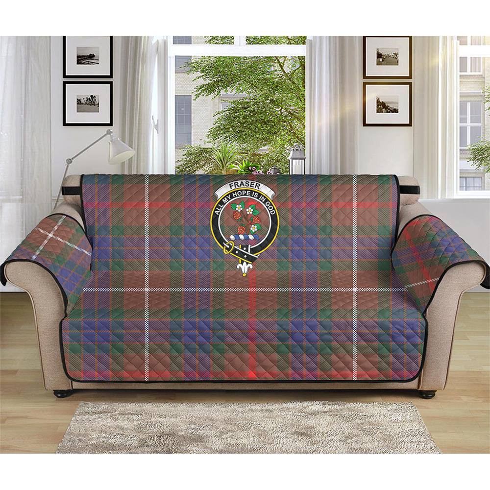 Fraser Hunting Modern Tartan Crest Sofa Protector