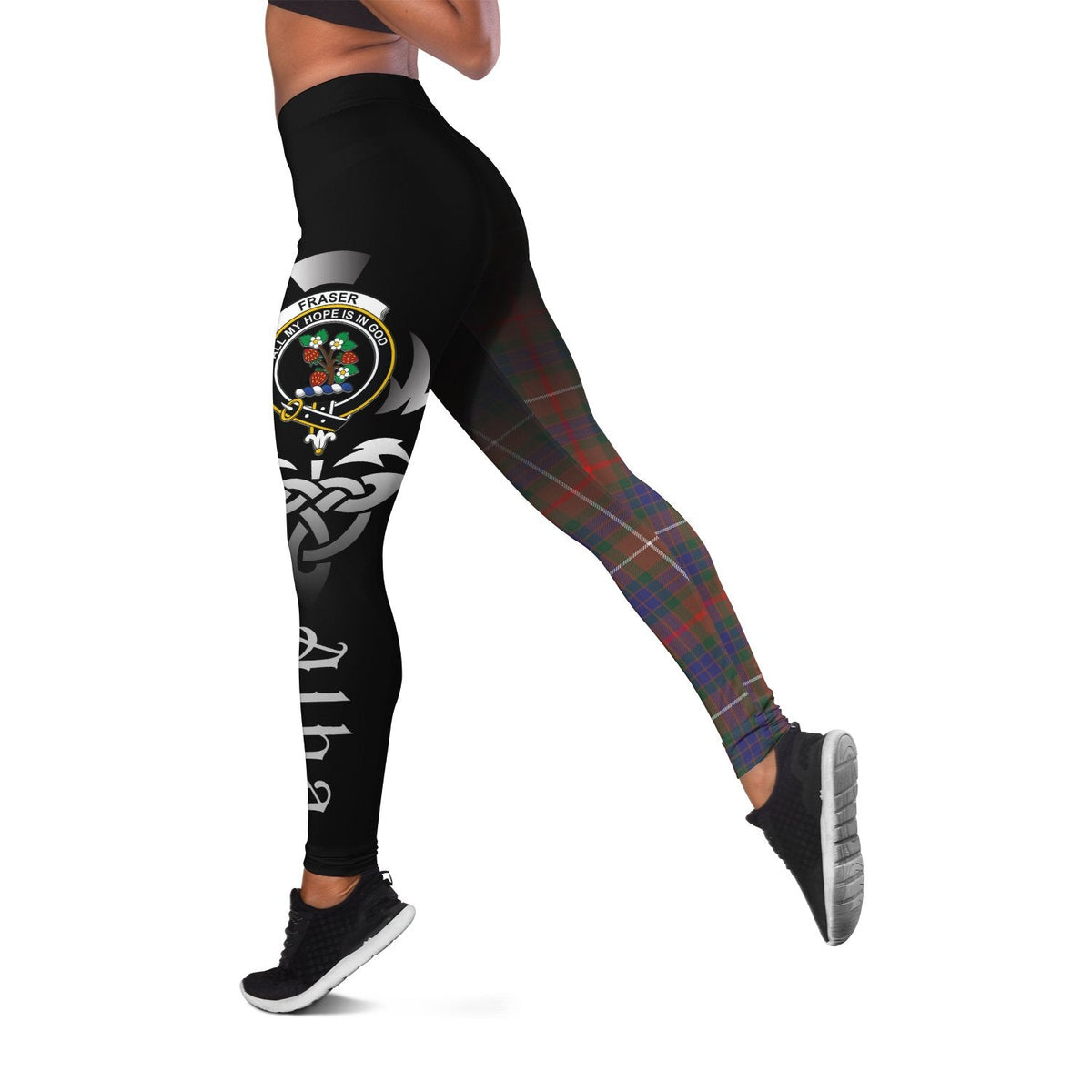 Fraser Hunting Modern Tartan Leggings - Alba Celtic Style